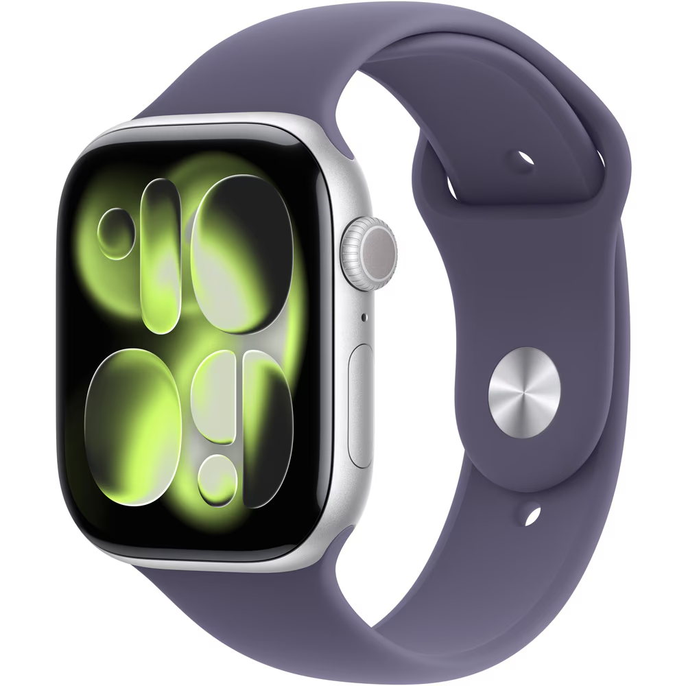 Apple Watch 11, GPS + Cellular, 46 mm, Rose Gold Aluminium Case, Light Blush Sport Band - M/L — imaginea 10