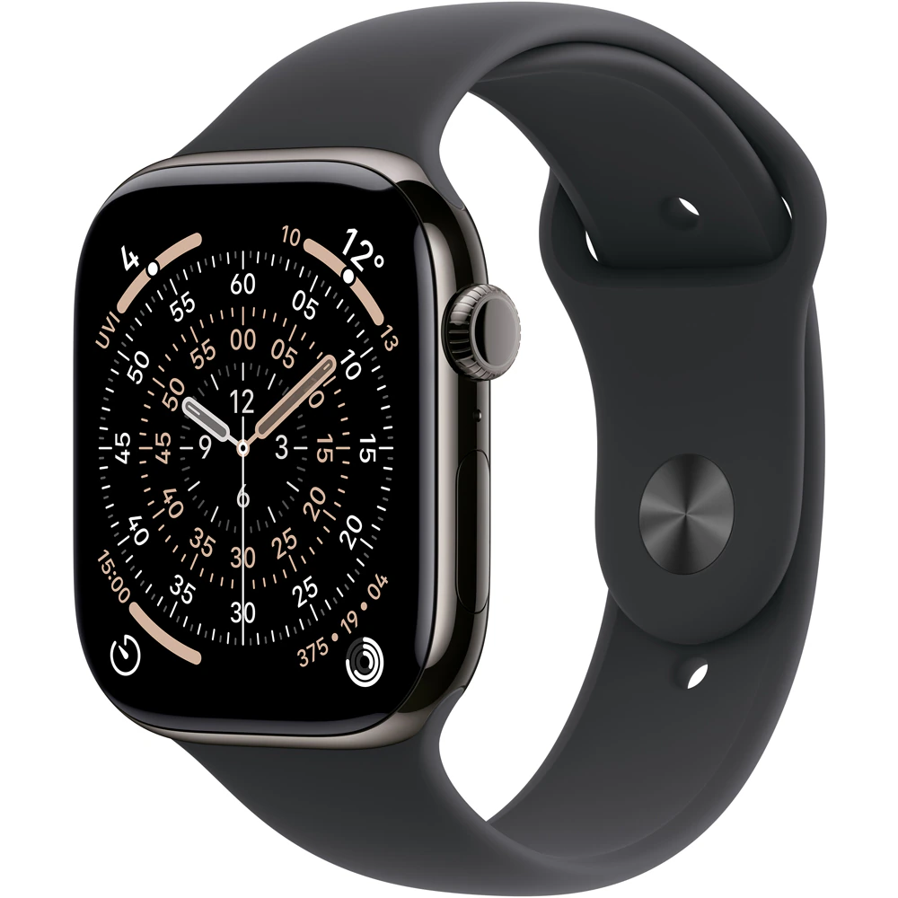 Apple Watch 11, GPS + Cellular, 46 mm, Rose Gold Aluminium Case, Light Blush Sport Band - M/L — imaginea 11