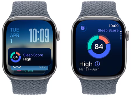 Scor de somn Apple Watch